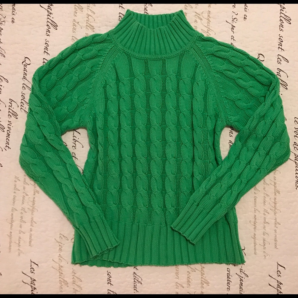 TIBI 100% Cotton Cable Knit Sweater MINT CONDITION